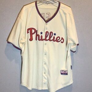 Majestic Philadelphia Phillies Cliff Lee #33 baseball jersey